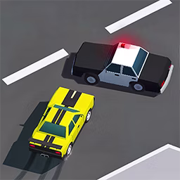 Police Pursuit Drift Run game cover on A2M Games