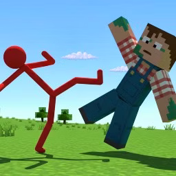 Cover van game Red Stickman vs Craftmans