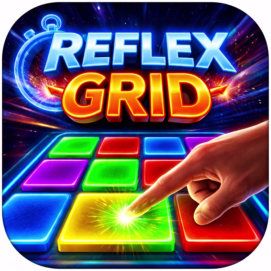 Reflex Grid Tap game cover on A2M Games