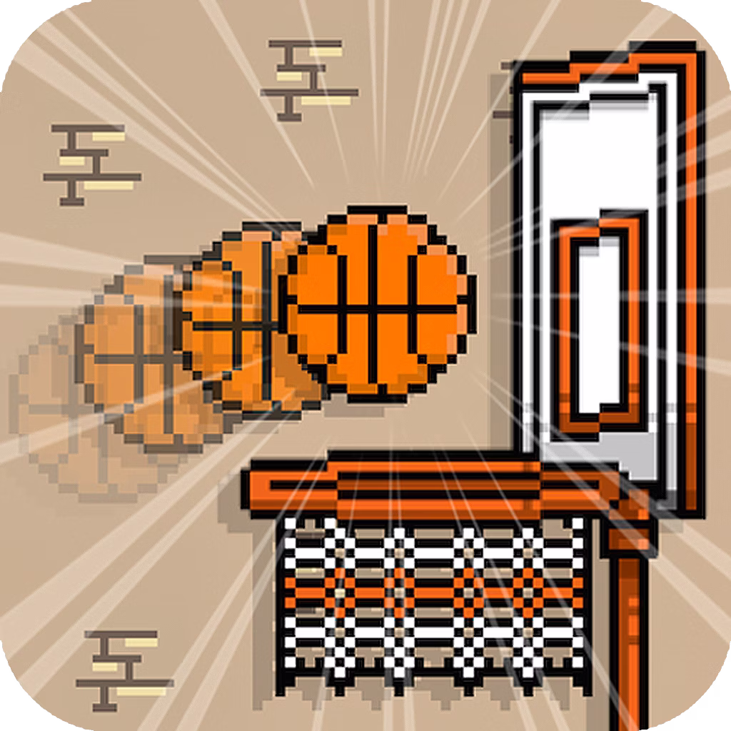 Retro Basketball Challenge game cover on A2M Games