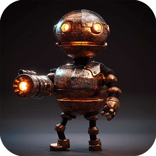 Robo Butcher Rush game cover on A2M Games