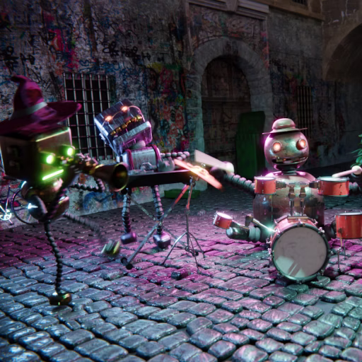 Robot Band game cover on A2M Games