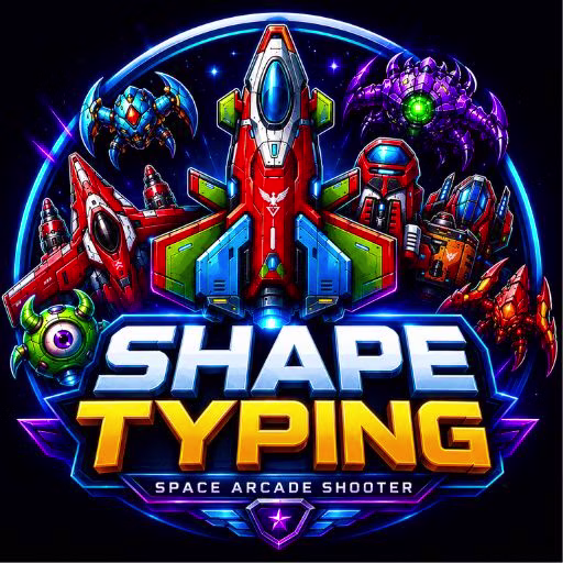 Shape Typing Sprint game cover on A2M Games
