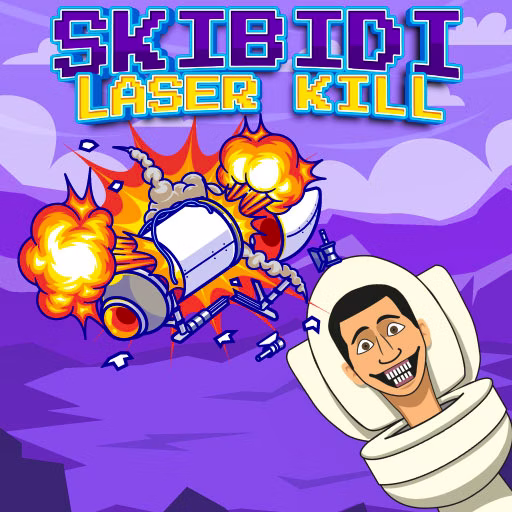 Skibidi Laser Kill game cover on A2M Games
