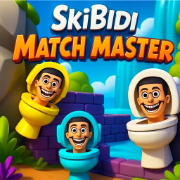 Skibidi Match Mix game cover on A2M Games