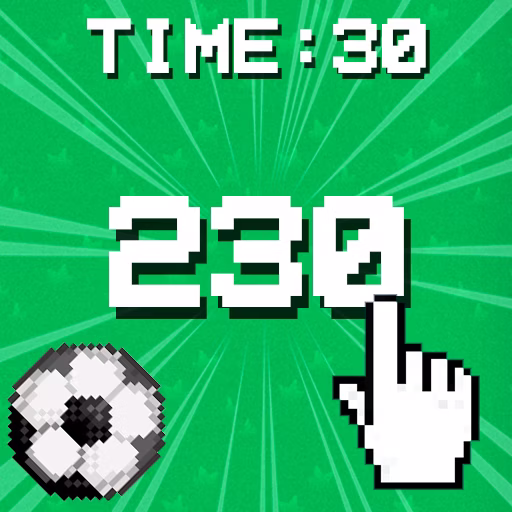 Futebol Clicker Rush game cover on A2M Games