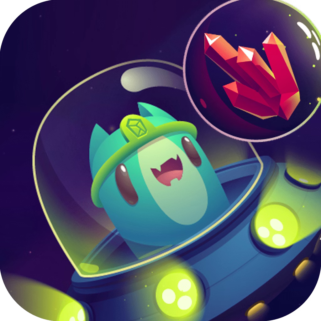 Space Miner Rush game cover on A2M Games