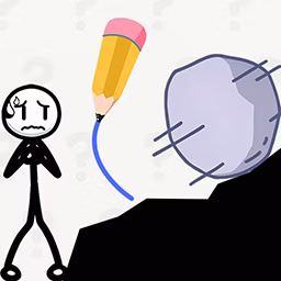 Stickman Rescue Draw 2 Salva game cover on A2M Games