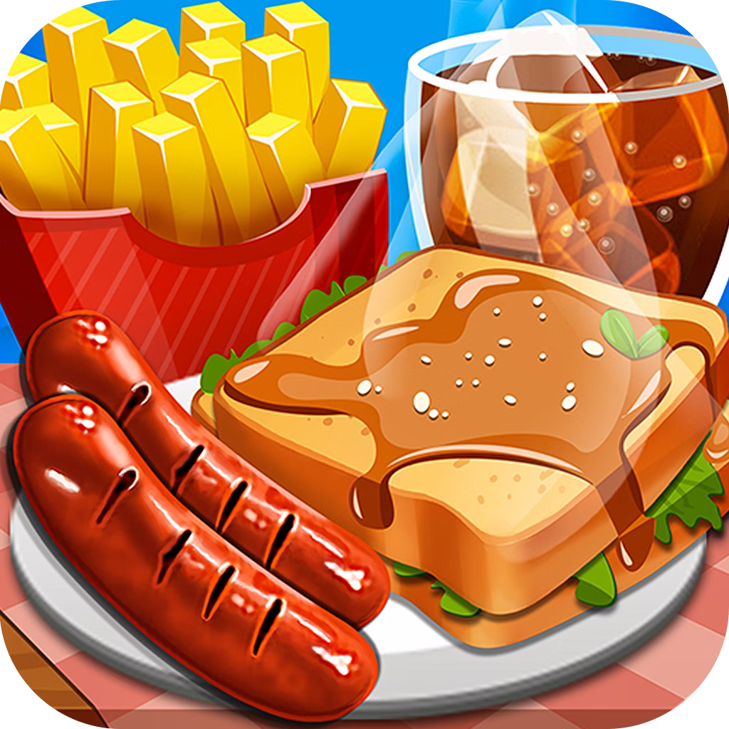 Street Food Cooking Game Challenge game cover on A2M Games