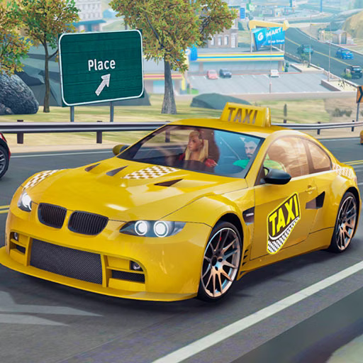 Taxi Hustle 3D game cover on A2M Games