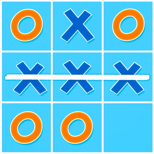 Tic Tac Toe Multiplayer game cover on A2M Games