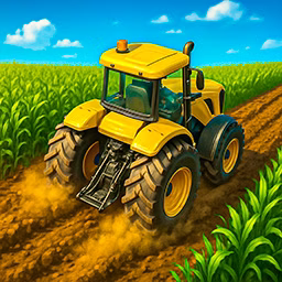 Tractor Farming Simulator Challenge game cover on A2M Games