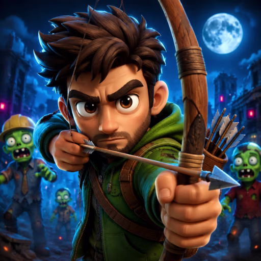 Undead Walking Survival 3D game cover on A2M Games