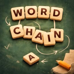 Word Chain Link Challenge game cover on A2M Games